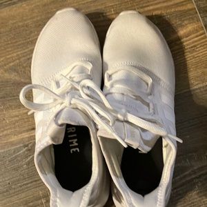 All white adidas size 7 1/2 cloud foam